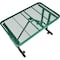 Global Industrial 4' Rectangular Expanded Metal Outdoor Table, Green 277550GN - alternate 4